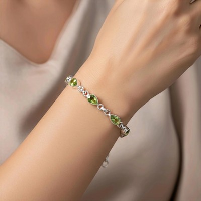 Zebercet (Peridot) Özel Tasarım Bileklik – OTB225