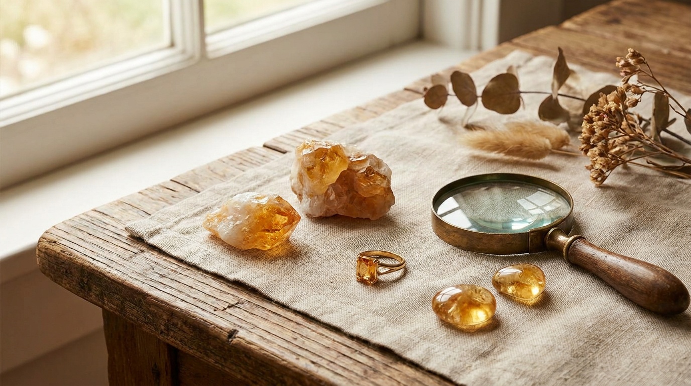 sitrin taş,mücevherat tasarımı,şık takılar