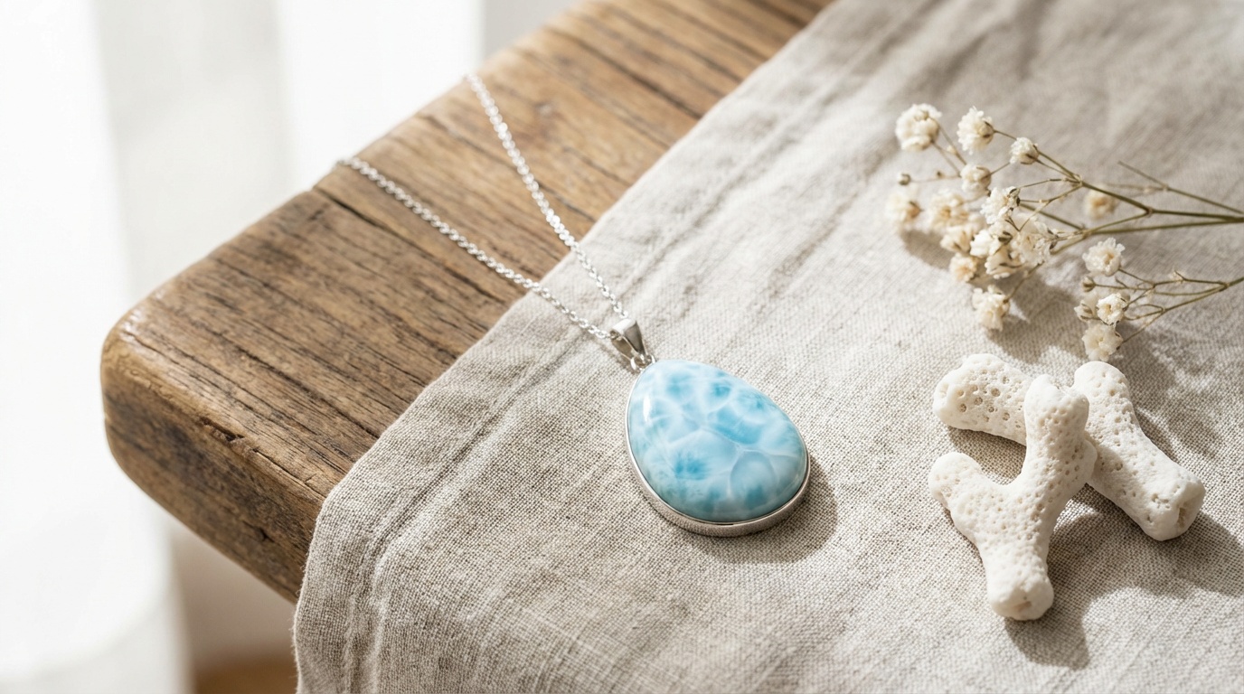 Larimar,Zarif Tasarım,Mücevher Kombinasyonu