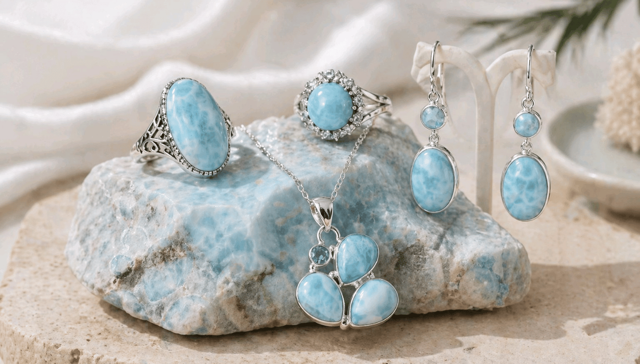 larimar,mücevherat,özeltasarım