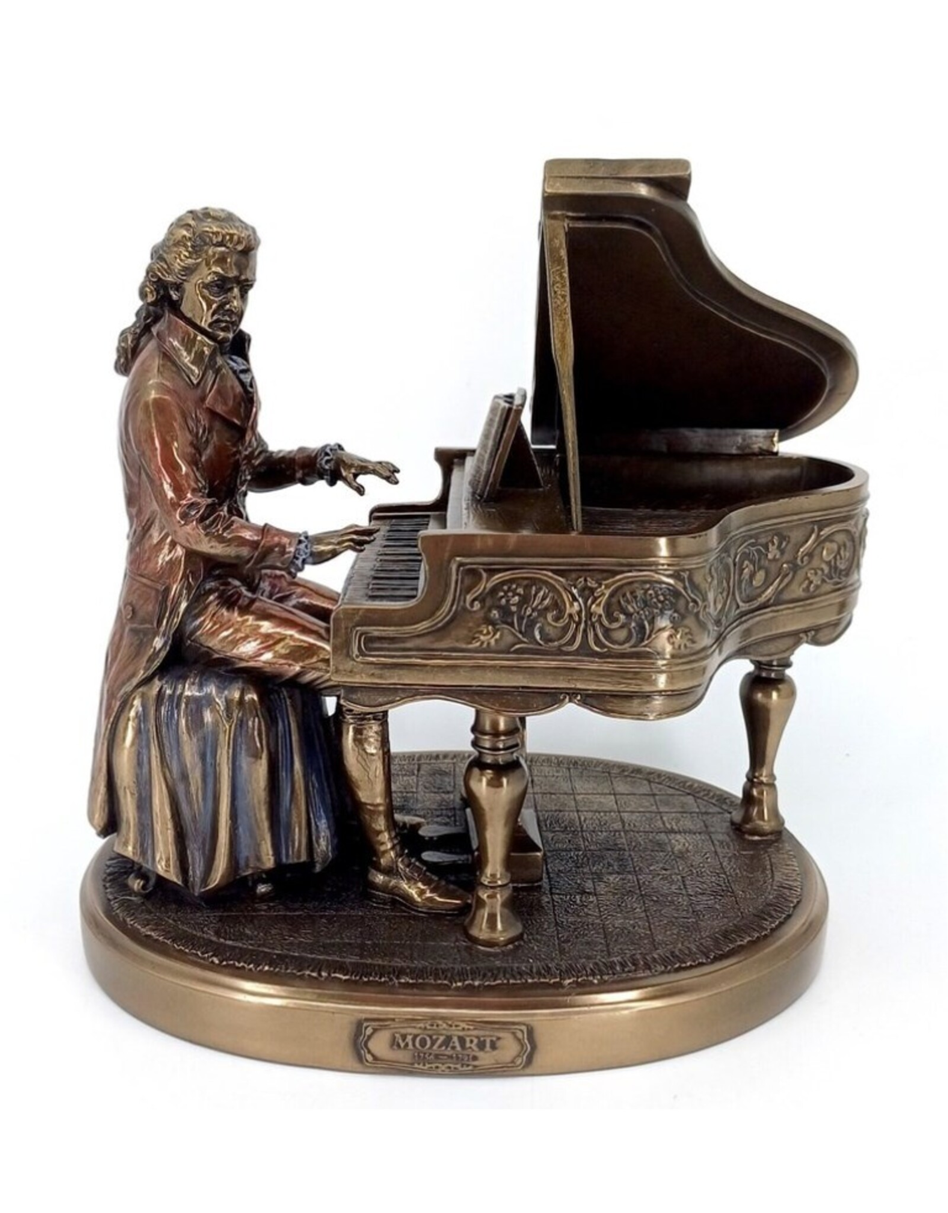 Veronese Design Mozart WU75168A4 piyano çalan besteci figürü ana görünüm