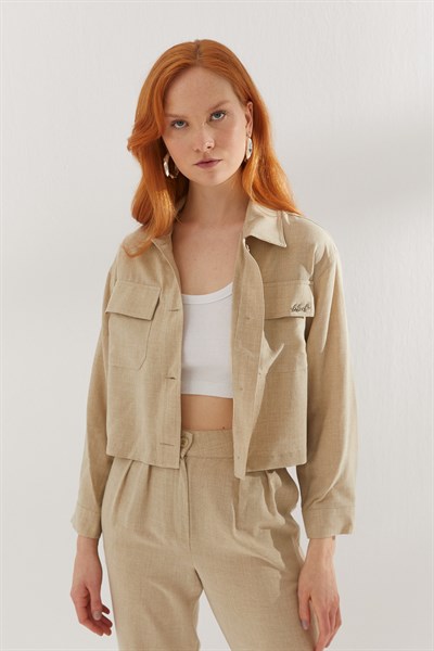 Cep Detaylı İkili Takım Somon