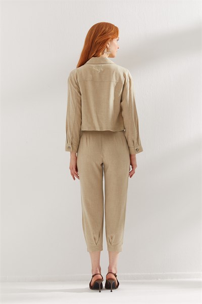 Cep Detaylı İkili Takım Somon