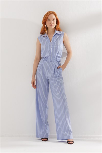 Çizgili Takım Mavi