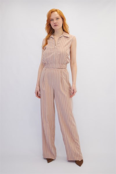 Çizgili Takım Gül Kurusu