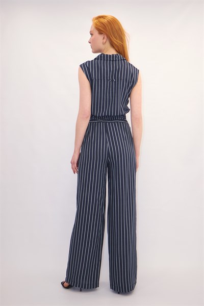 Çizgili Takım Lacivert