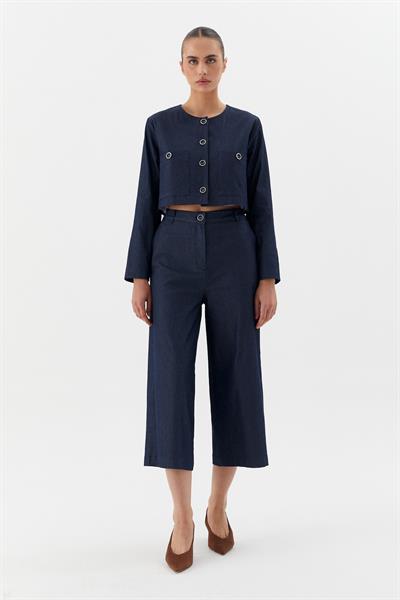 Denim Takım Lacivert