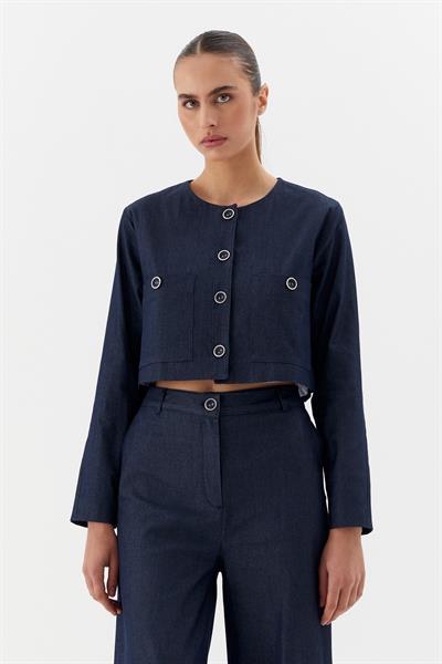 Denim Takım Lacivert