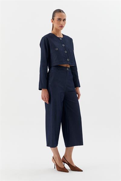 Denim Takım Lacivert