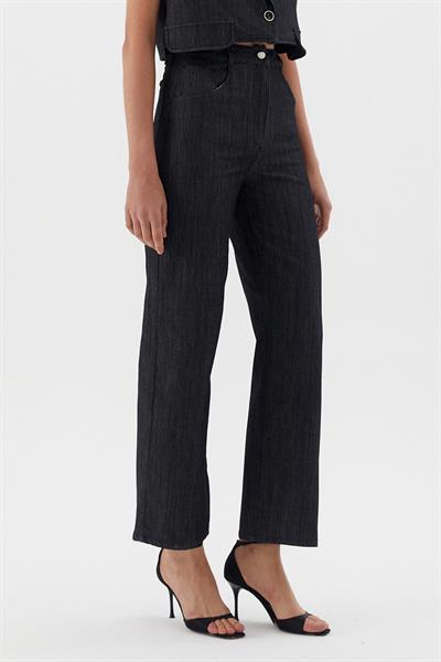 Düz Slim Pantolon Siyah