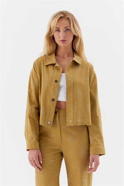 Kot Mont Serpme Taşlı Bal Köpüğü