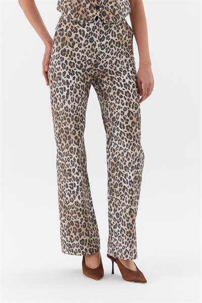 Leopar Desenli Pantolon 
