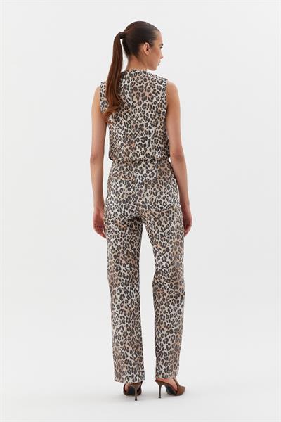 Leopar Desenli Pantolon 