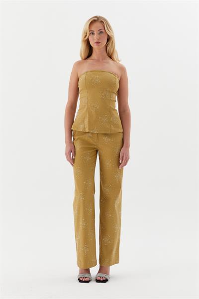 Serpme Taşlı Büstiyer Bal Köpüğü