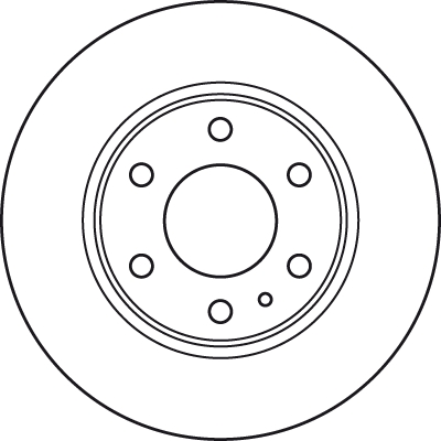(ADET FİYATTIR) FREN DİSKİ ARKA BOYALI, 6 BİJON, 296 MM IVECO DAİLY III KOMBİ VAN 29 L 10V 02-07, 29 L 12V 02-07 