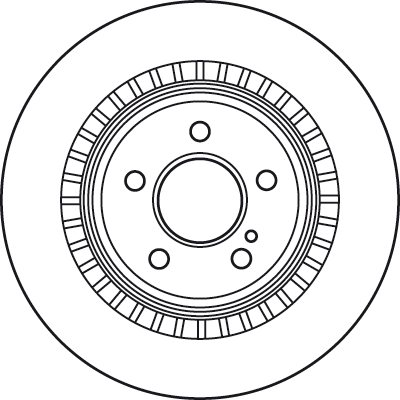 (ADET FİYATTIR) FREN DİSKİ ARKA HAVA KANALLI, BOYALI, 5 BİJON, 320 MM MERCEDES-BENZ S SERİSİ S 280-350 05-13, S 350 4-MATİC 08-13, S 350 CGİ 11-13, S 350 CGİ 4-MATİC 11-13, S 400 HYBRİD 09-13, SL 500 06-12 