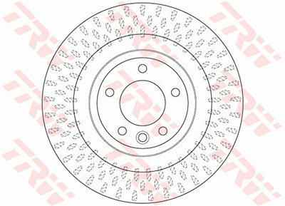 (ADET FİYATTIR) FREN DİSKİ ARKA HAVA KANALLI, BOYALI, 5BİJON, 350 MM LAND ROVER RANGE ROVER IV 3.0 SCV6 4X4 13=>, 5.0 V8 4X4 13=>, 3.0 TDV6 4X4 12=>, 3.0 SDV6 4X4 12=>, RANGE ROVER SPORT 3.0 SCV6 4X4 13=>, 3.0 TDV6 4X4 13=>, 3.0 SDV6 4X4 13=> 