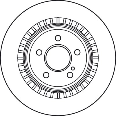 (ADET FİYATTIR) FREN DİSKİ ARKA HAVA KANALLI, BOYALI, 5 BİJON, 320 MM MERCEDES-BENZ S SERİSİ S 280-350 05-13, S 350 4-MATİC 08-13, S 350 CGİ 11-13, S 350 CGİ 4-MATİC 11-13, S 400 HYBRİD 09-13, SL 500 06-12 