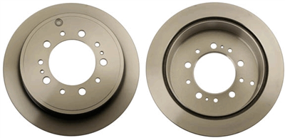 (ADET FİYATTIR) FREN DİSKİ ARKA HAVA KANALLI, BOYALI, 5 BİJON, 345 MM TOYOTA LAND CRUISER 4.5 D4-D07=>, 4.7 V8 08=>, 4.5 D V8 08=> 