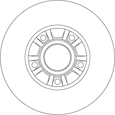 (ADET FİYATTIR) FREN DİSKİ ARKA TEKER RULMANLI 5 BİJON, 280 MM RENAULT TRAFİC II 1.9 DCİ 01=> 