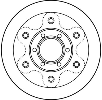 (ADET FİYATTIR) FREN DİSKİ ÖN 6 BİJON, BOYALI, 290 MM IVECO DAILY II 30-8 89-98, 35-8 91-99, 35-10 89-99, 35-12 95-9, 40-10 V 90-96 