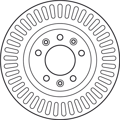 (ADET FİYATTIR) FREN DİSKİ ÖN HAVA KANALLI, BOYALI, 5 BİJON, 280 MM FIAT SCUDO 1.6 D MULTİJET 07=> 