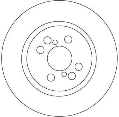 (ADET FİYATTIR) FREN DİSKİ ÖN HAVA KANALLI, BOYALI, 5 BİJON, 295 MM TOYOTA AVENSIS VERSO 1.6-1.8 04-09, 2.0 D-4D 04-09, 2.2 D-4D 05-09 