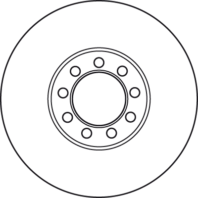 (ADET FİYATTIR) FREN DİSKİ ÖN HAVA KANALLI, BOYALI, 9 BİJON, 300,8 MM IVECO DAİLY IV 35C15V 06-11, 40C15V 06-11, 40C18V 06-11, 60C15V 06-11, 60C18 06-11, 60C15 06-11 