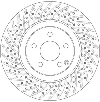 (ADET FİYATTIR) FREN DİSKİ ÖN HAVA KANALLIİ BOYALI, 5 BİJON, 330 MM MERCEDES-BENZ E SERİSİ E 280-350 05-08, E 350 CGİ 07-08, E 500 02-08, E 280 CDİ 05-08, SL 280 08-12, 300 09-12, 350 06-12, 500 01-12 