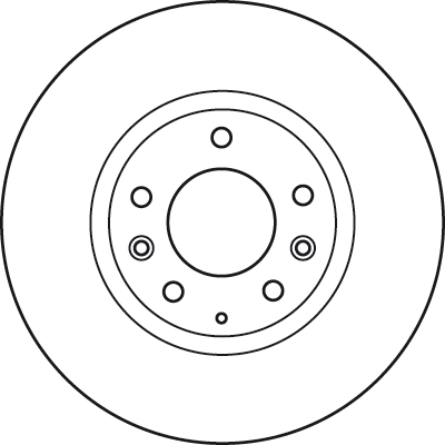 (ADET FİYATTIR) FREN DİSKİ ÖN HAVA KANALLI, BOYALI, 5 BİJON, 299MM MAZDA 6 HB 1.8 MZR 07-13, 2.0-2.5 MZR 07-13, 2.2 D 10-12 