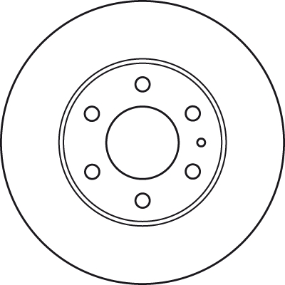(ADET FİYATTIR) FREN DİSKİ ÖN HAVA KANALLI, BOYALI, 6 BİJON, 300 MM IVECO DAİLY III KOMBİ VAN 29 L 9 V 99-07, 35 S 9V 01-06 
