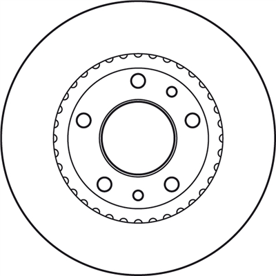 (ADET FİYATTIR) FREN DİSKİ ÖN HAVA KANALLI, BOYALI, 5 BİJON, 274 MM KIA CARNİVAL II 2.5 V6 01-06, 3.5 02-06, 2.9 CRDİ 01-06, 2.9 TDİ 99-07 