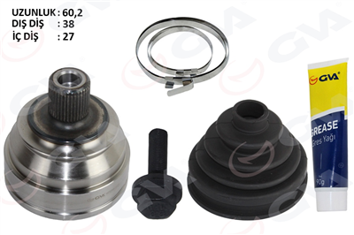 AKS KAFASI DIŞ T4 2.4 D-2.5 TDİ 91-03 AJA-ACV-AAB-AJT 2.4 D-2.5 TDİ