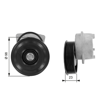 ALTERNATÖR GERGİ RULMANI FORD FIESTA IV 1.25, 1.4, 1.6 95-02, PUMA 1.4, 1.6 97-02 