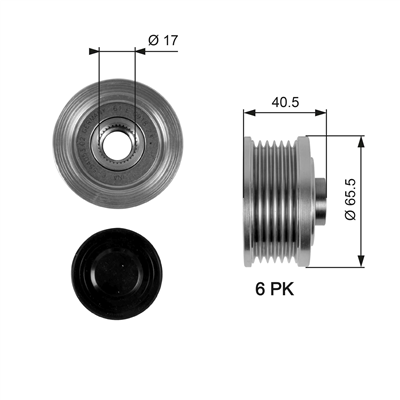 ALTERNATÖR KASNAĞI ALFA ROMEO, FIAT, LANCIA, OPEL, SAAB, SUZUKI 