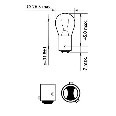 AMPUL 1016 12V 21/4W YAKIN TIRNAK 
