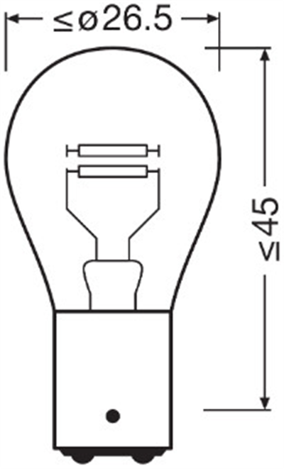 AMPUL 12V 1016 STOP 21/5W ULTRA LİFE  