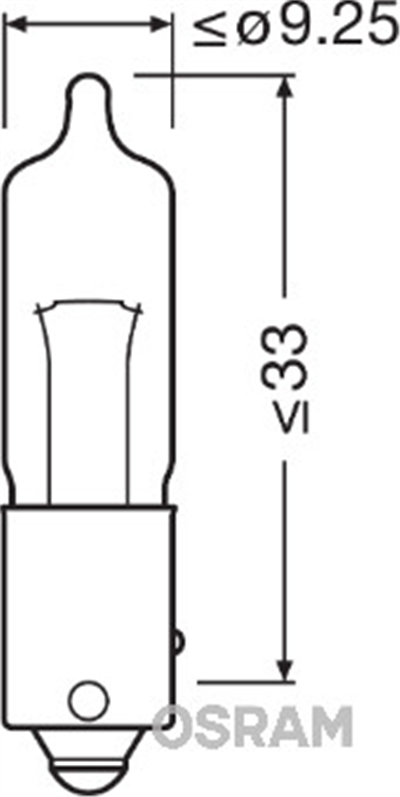AMPUL 12V 21W BAW9S UNV1 ULTRALIFE / LIGHT 