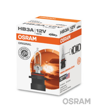AMPUL 12V HB3A 60W TEK TELLİ FAR VE SİS 