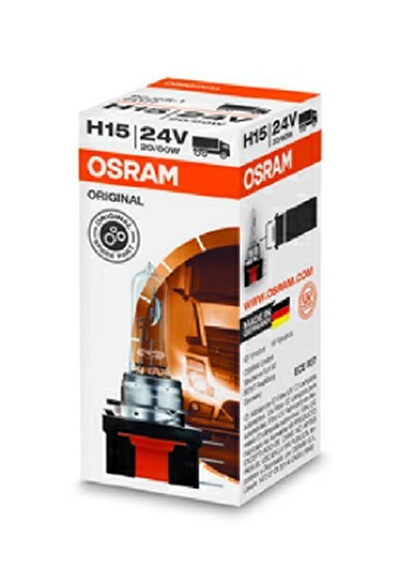 AMPÜL 24 VOLT20W - 60W H15 PR LL +%30 FAZLA IŞIK 