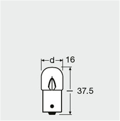 AMPUL 24V 5W BA15D UNV1 