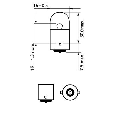 AMPUL 67 12V 10W 
