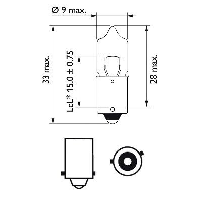 AMPUL H6 12V 6W HALOGEN 53 