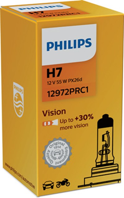 AMPUL H7 12V 55W PX26D +%30 FAZLA IŞIK FAR UNIVERSAL 