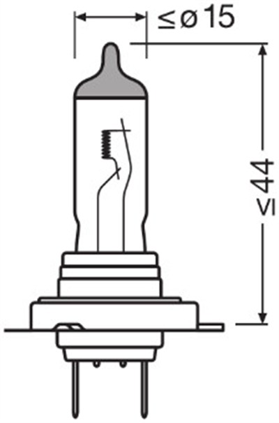AMPUL H7 12V 55W PX26D FAR UNIVERSAL 