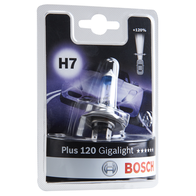 AMPUL PLUS 120 GİGALIGHT 12V H7 55 W PX26D TEKLİ JİLETİN PAKET DACIA DUSTER 1.6 SCE 15-18 