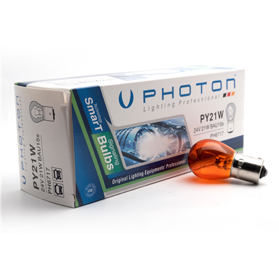 AMPUL PY21W 24V 93 AMBER ŞAŞI TIRNAK MİNYATÜR 