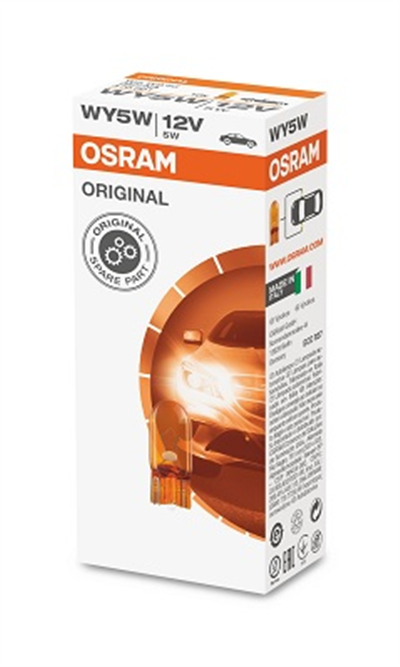 AMPUL SARI 5W 12V W2.1X9.5D ORIGINAL DİPSİZ 