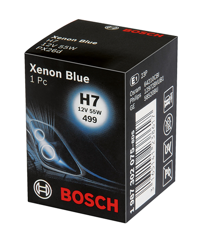 AMPUL XENON BLUE 12V H7 55 W PX26D TEKLİ SERVİS KUTUSU ALFA ROMEO, AUDI, BMW, CITROEN, FIAT, FORD, HONDA, JAGUAR, LADA, LANCIA, MAZDA, MERCEDES-BENZ, MITSUBISHI, NISSAN, OPEL, PEUGEOT, PORSCHE, RENAULT, ROVER, SEAT, SKODA, TOYOTA, VW, DACIA, GAZ, KIA