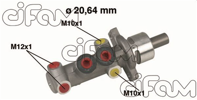 ANA FREN SİLİNDİRİ [ RENAULT CLIO 2 1.2 LPG/1.4 16V/1.5 DCI/1.9 D ] 